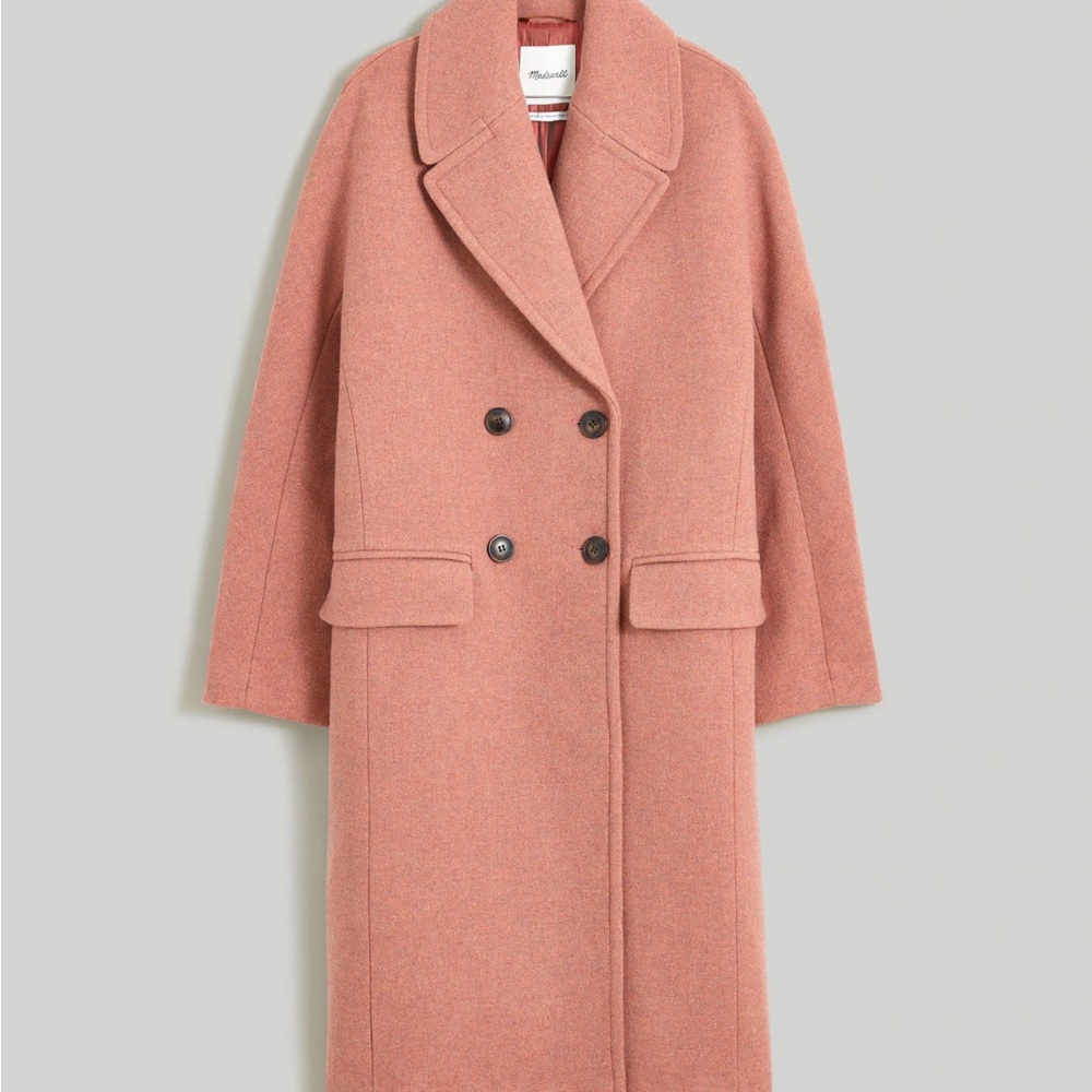 Madewell Gianna coat - dusty pink
